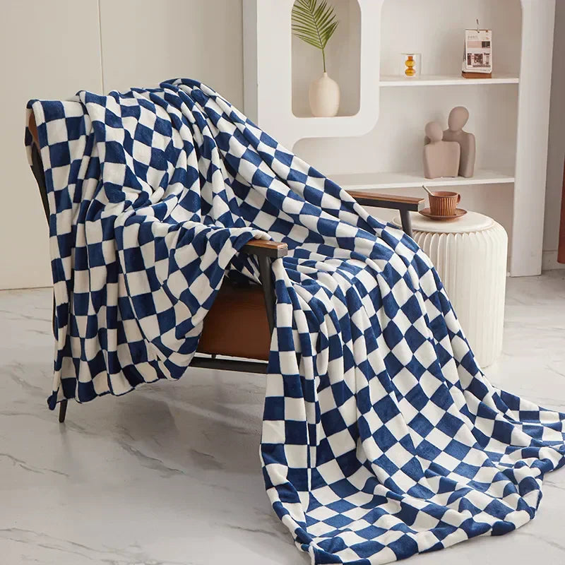 Junips | Trendy Chessboard Blanket