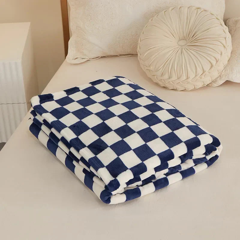 Junips | Trendy Chessboard Blanket