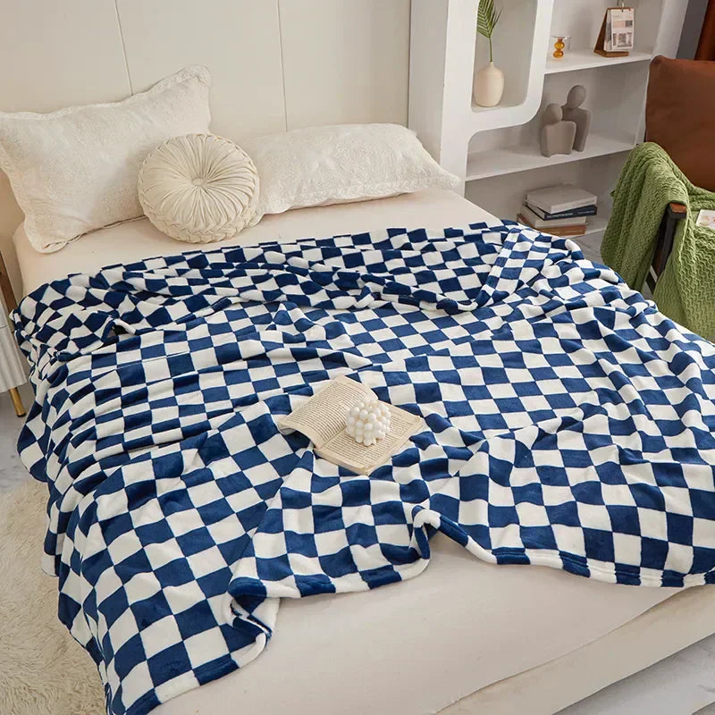 Junips | Trendy Chessboard Blanket