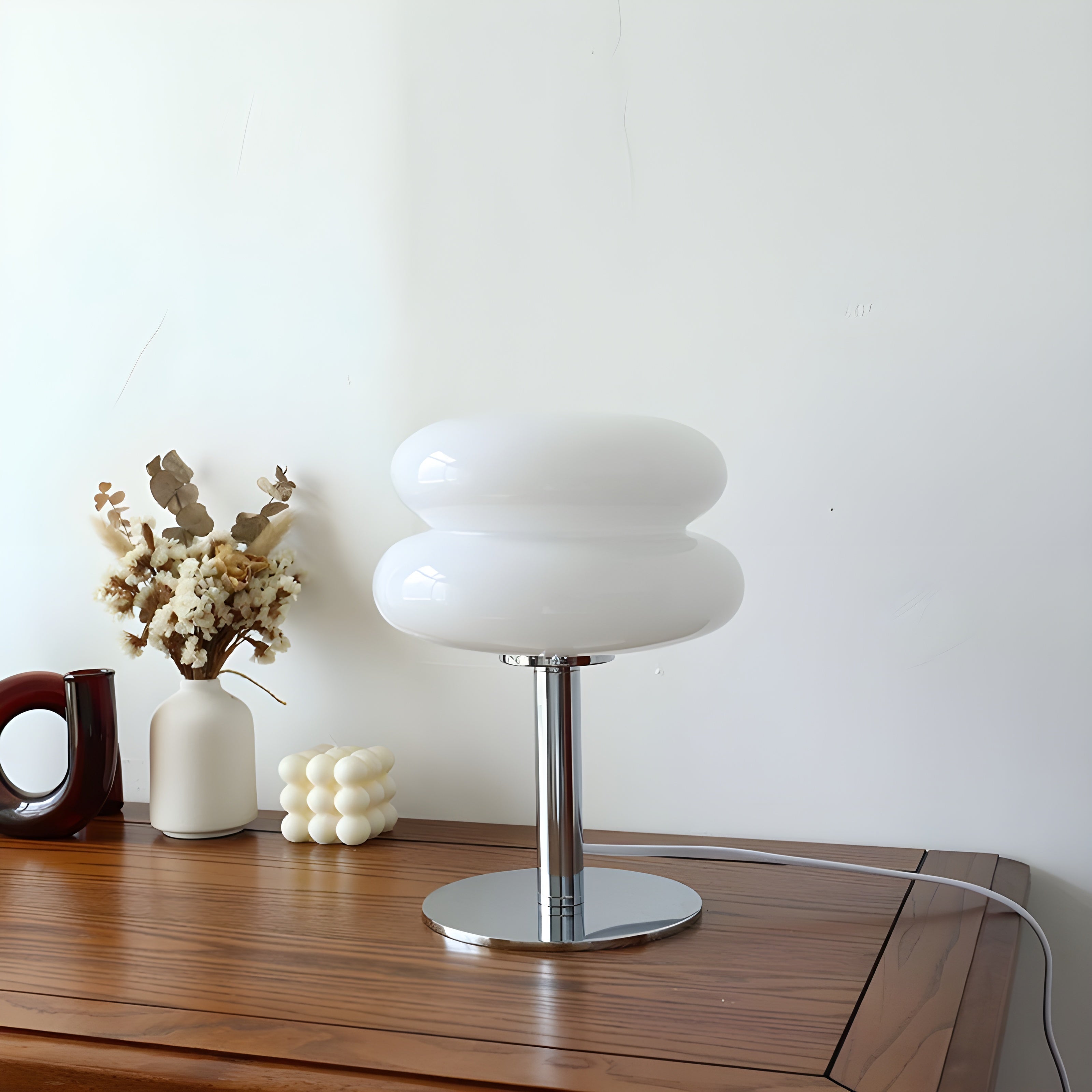 Junips | Italian Designer Glass Egg Tarts LED Table Lamp
