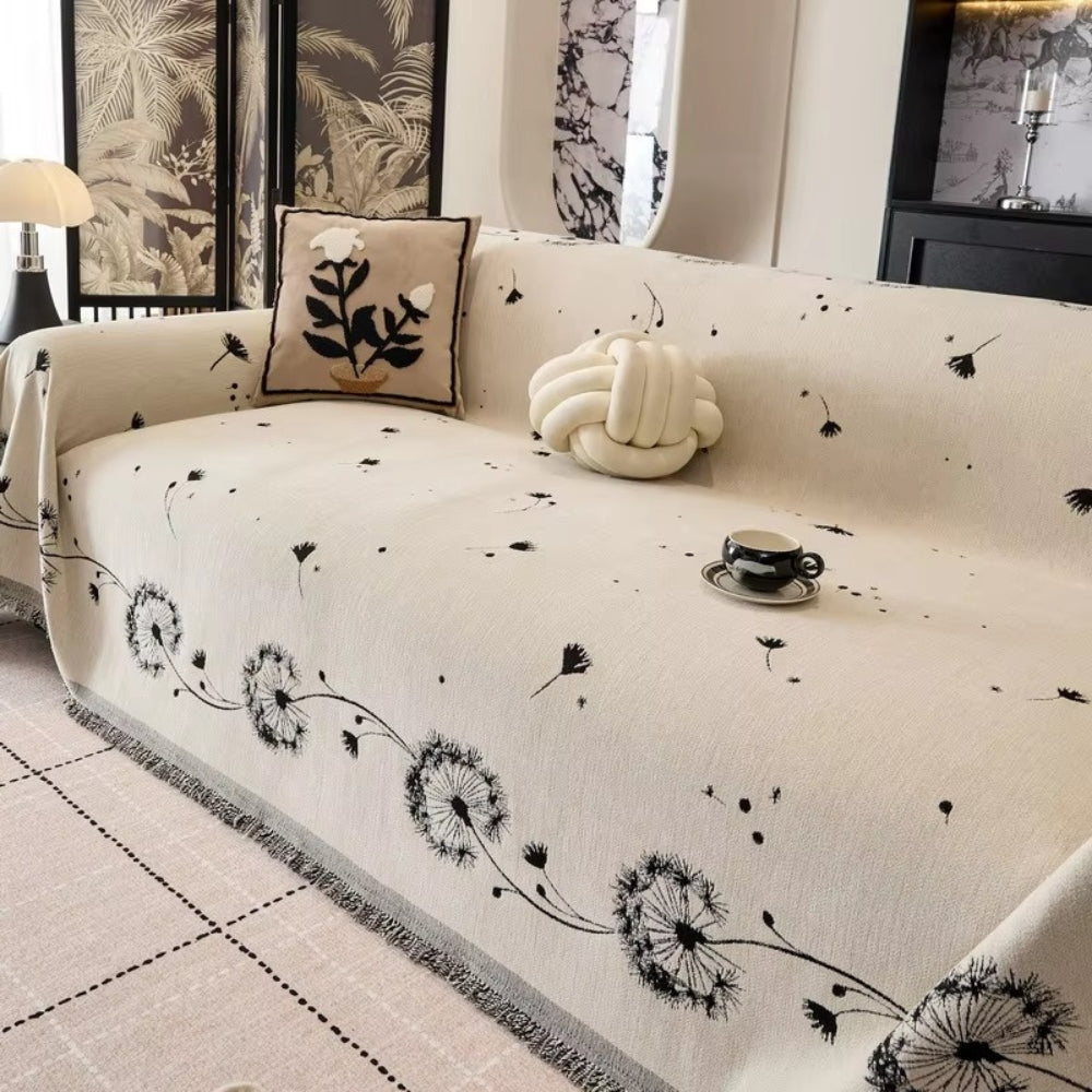 Junips | Japandi Dandelion Puff Sofa Cover