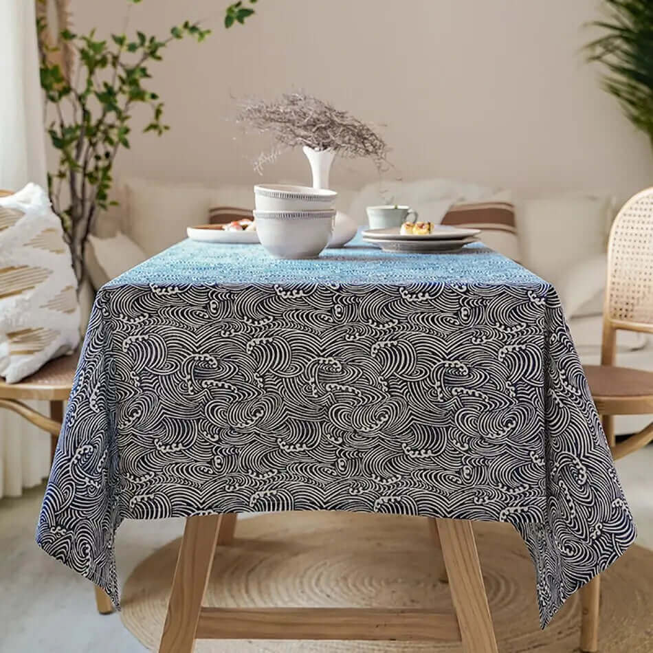 Junips | Japanese Style Linen Tablecloth