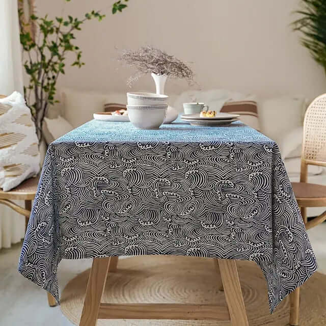 Junips | Japanese Style Linen Tablecloth