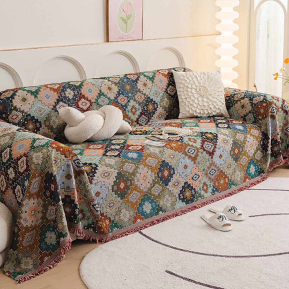 Junips | Jewel Vintage Mosaic Sofa Cover