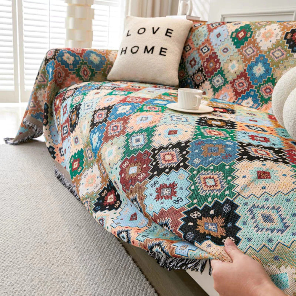 Junips | Jewel Vintage Mosaic Sofa Cover