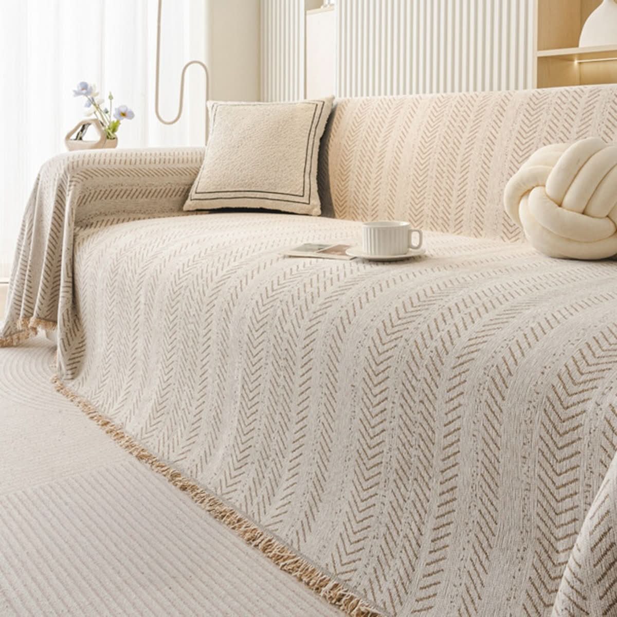 Junips | Scratch-resistant & washable sofa cover made of chenille