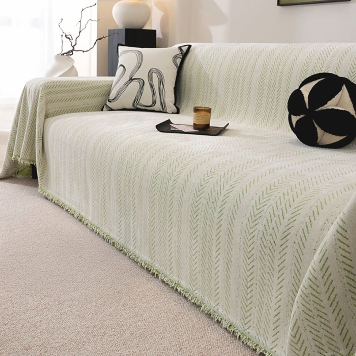 Junips | Scratch-resistant & washable sofa cover made of chenille