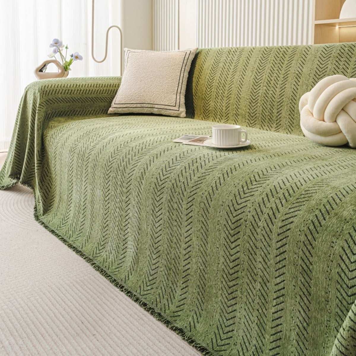 Junips | Scratch-resistant & washable sofa cover made of chenille