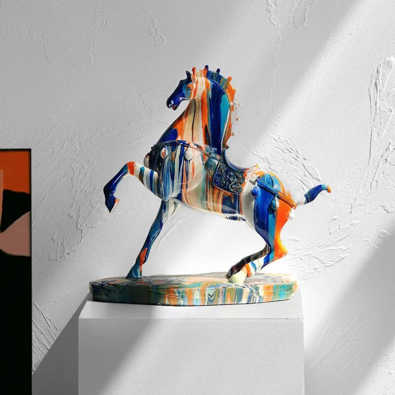 Junips | Art Colorful Bull Sculpture