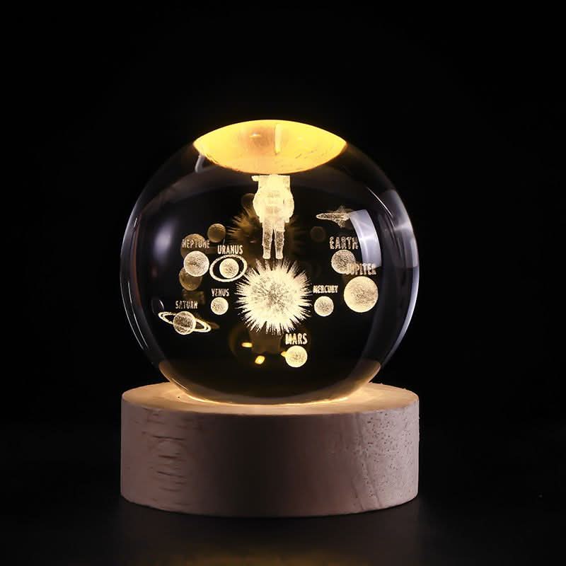 Junips | Luminous Crystal Ball LED Night Light Decor