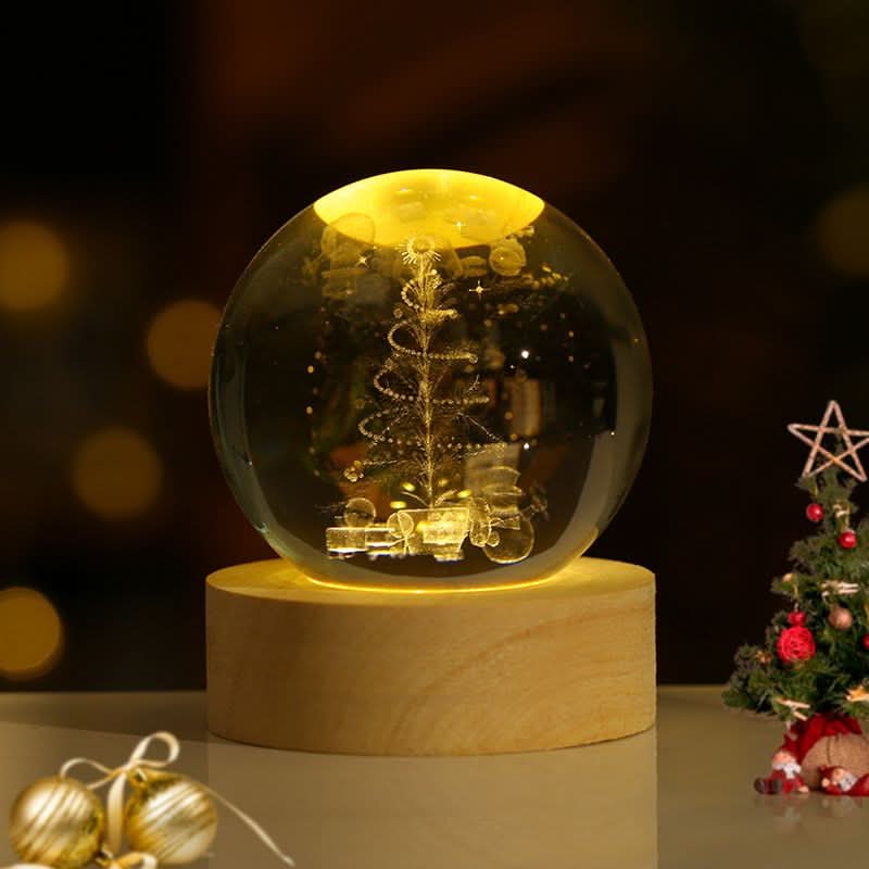 Junips | Luminous Crystal Ball LED Night Light Decor