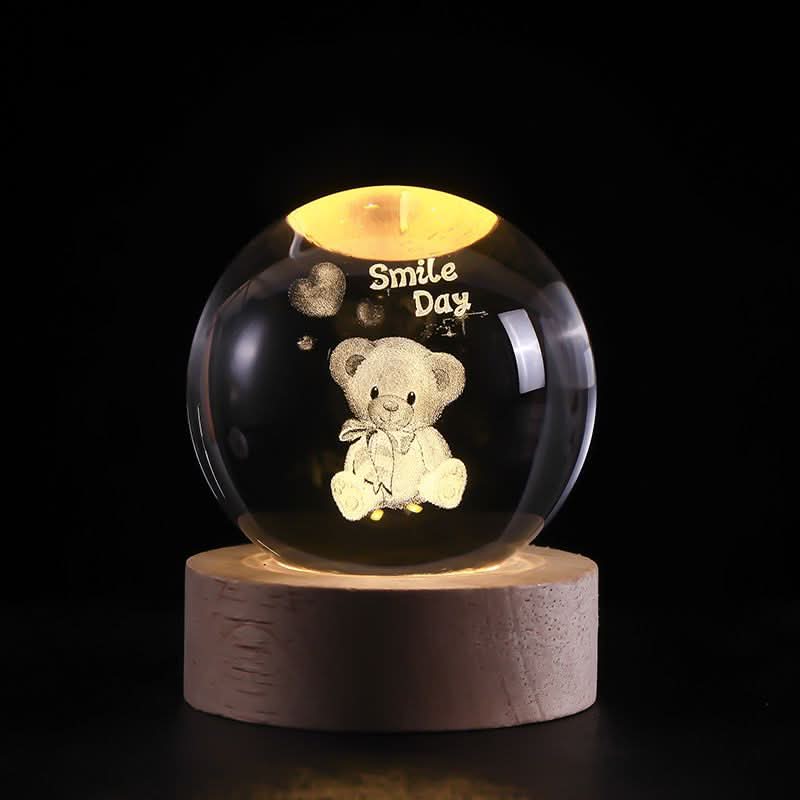Junips | Luminous Crystal Ball LED Night Light Decor
