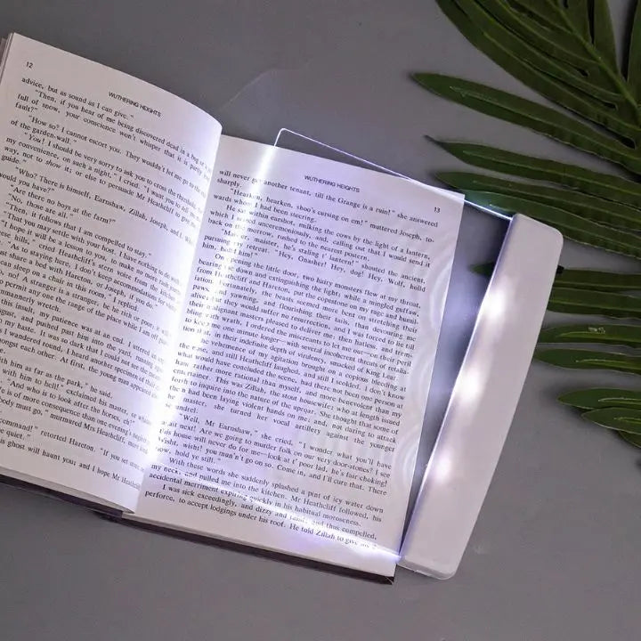 Junips | LED Reading Lamp Flat Panel – Night Light with 2 Brightness Levels & Eye PRedection