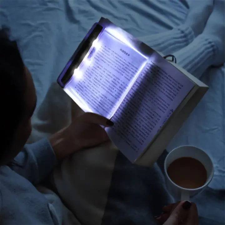 Junips | LED Reading Lamp Flat Panel – Night Light with 2 Brightness Levels & Eye PRedection