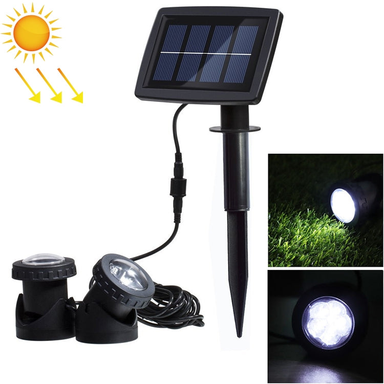 Junips | Two Heads LED Outdoor Waterproof Solar Underwater Spotlight Floodlight