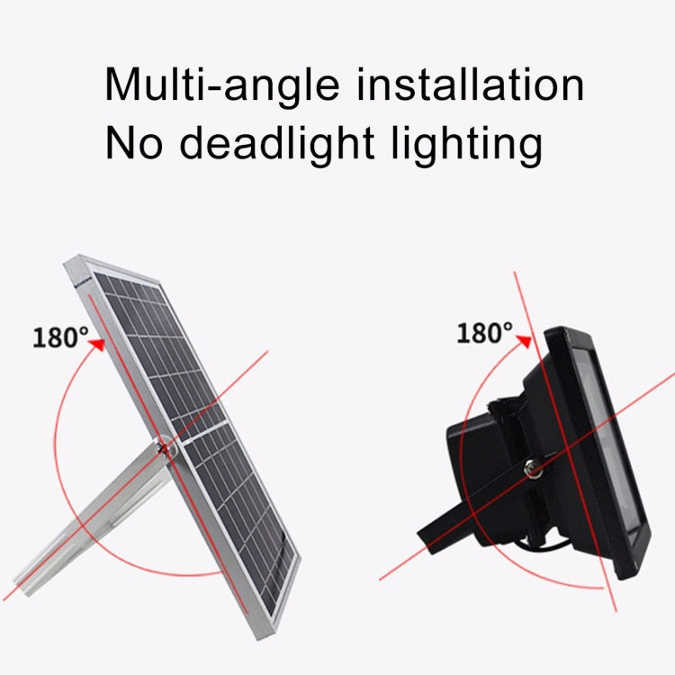 Junips | 10W 100 LEDs IP67 Waterproof Solar Power Floodlight with Remote Control