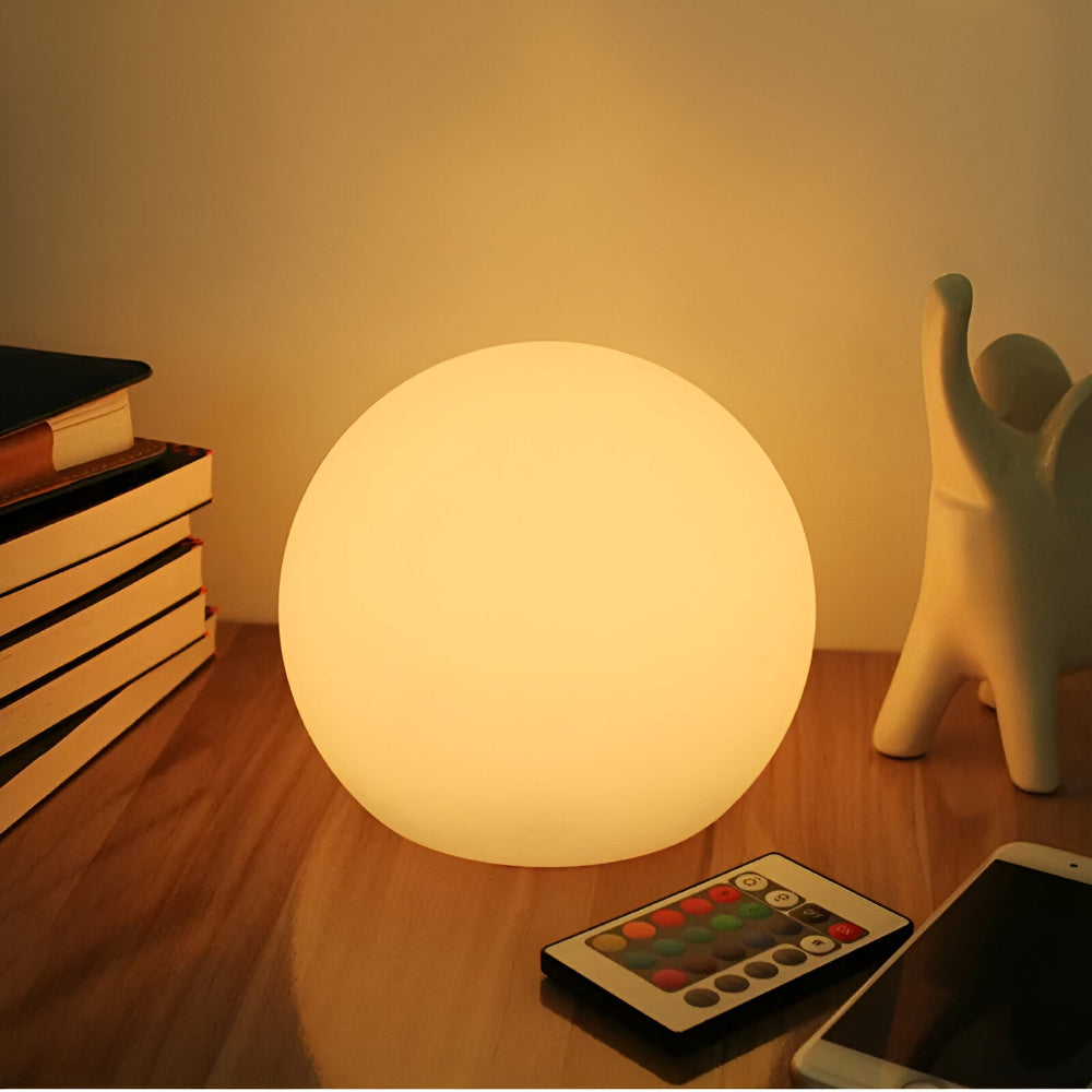 Junips | LED Table Lamp with Dynamic Color Change - Mood Lighting Glowing Ball