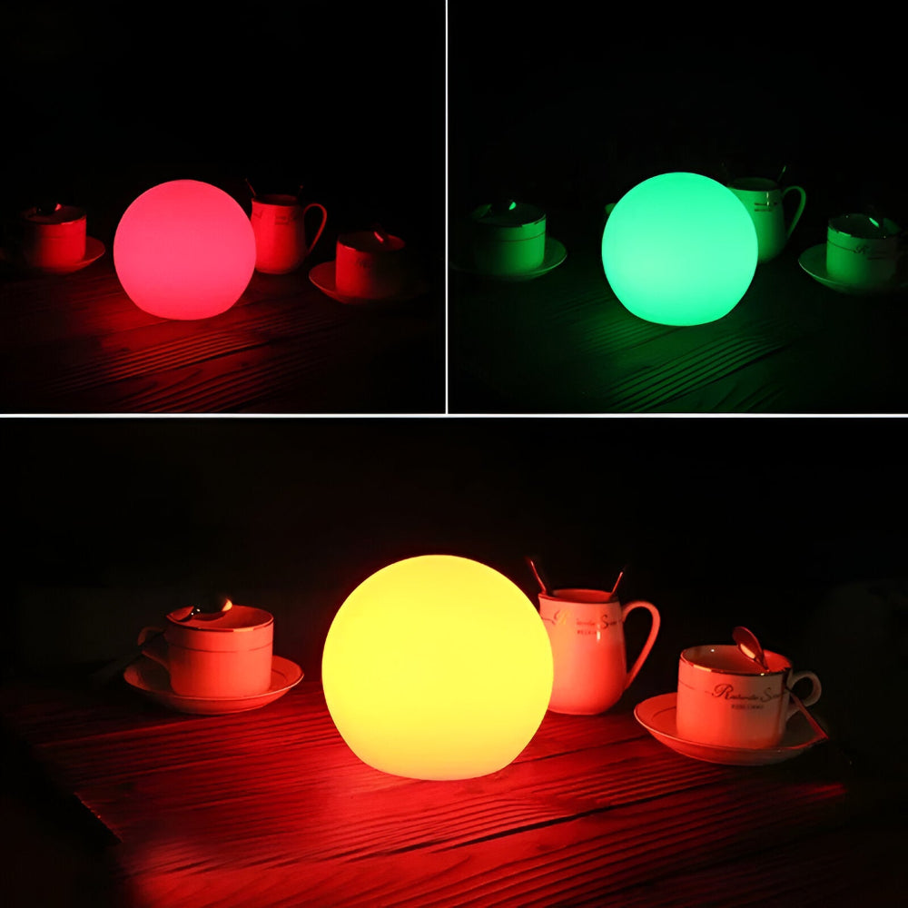 Junips | LED Table Lamp with Dynamic Color Change - Mood Lighting Glowing Ball