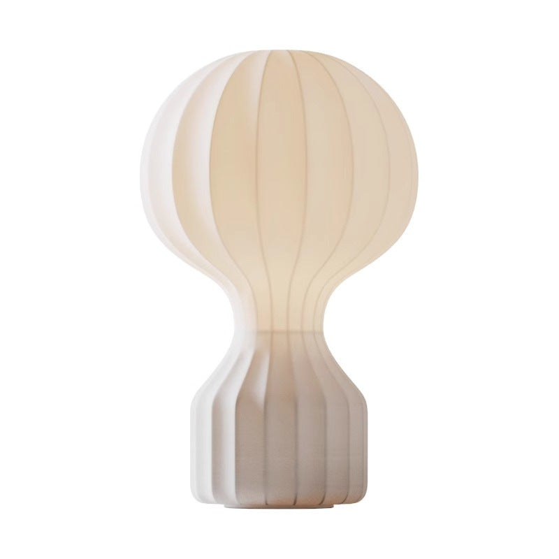 Junips | Wabi Sabi Table Lamp with Silk Shade – Minimalist LED Lamp for Living Rooms and Dining Rooms