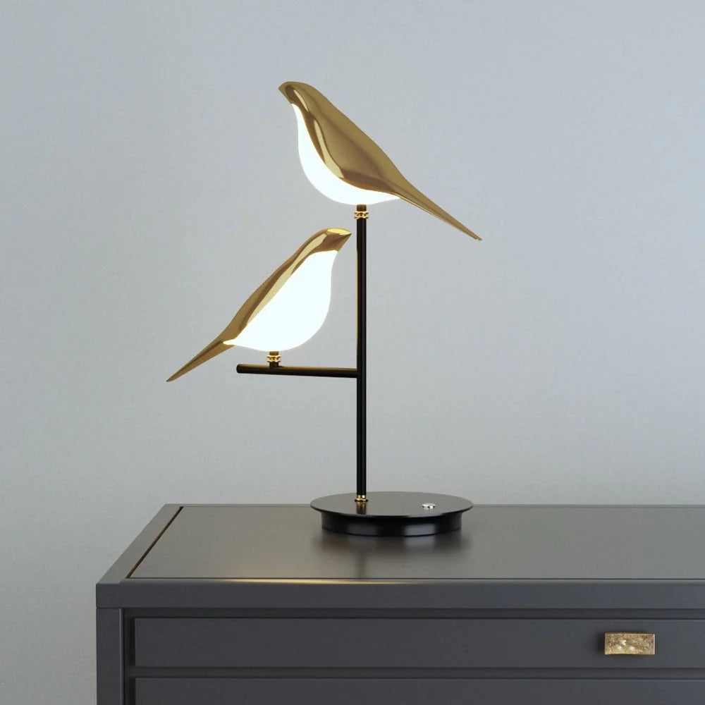 Junips | MrBird Table Lamp – Charming Decorative Bird-Shaped Lamp with Soft LED Light