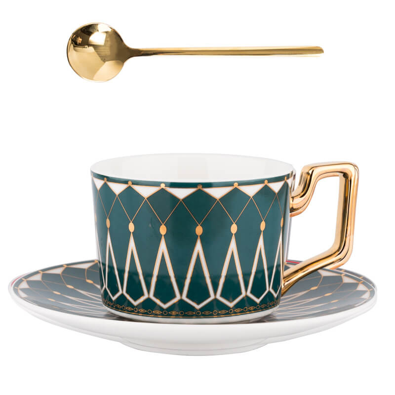 Junips | Square A Retro-Pattern Coffee Mug