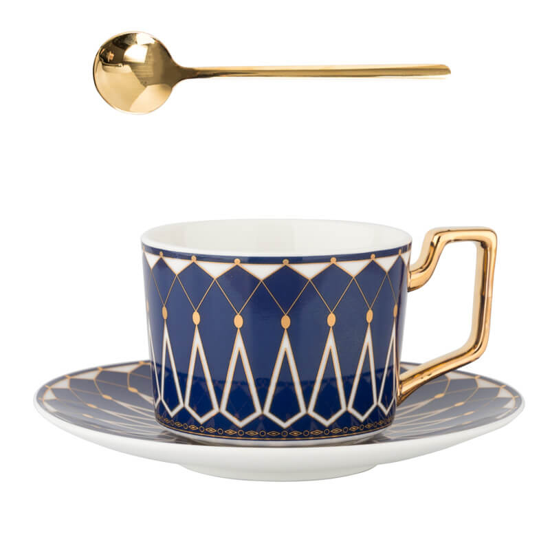 Junips | Square A Retro-Pattern Coffee Mug