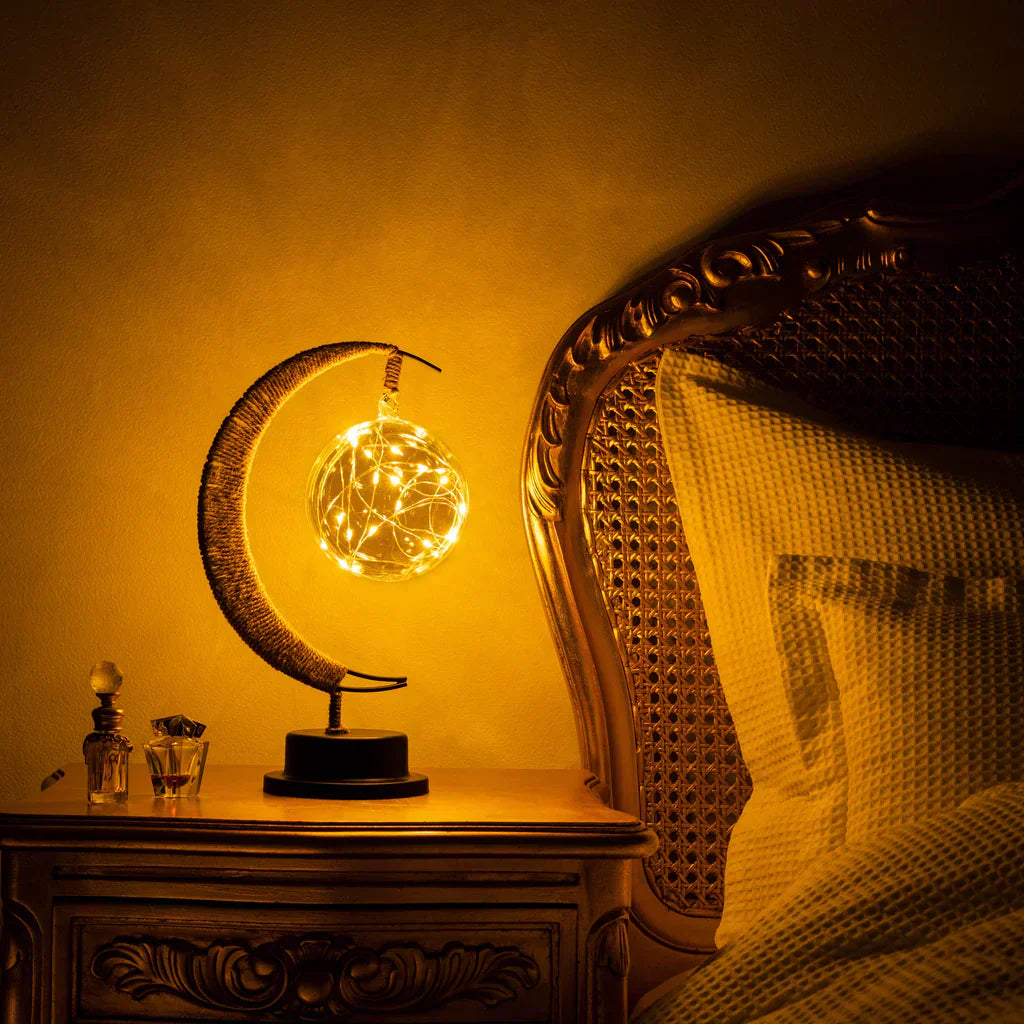 Junips | Lunar Moon Lamp – A Cool, Enchanting Night Light | Bedrooms and Living Spaces