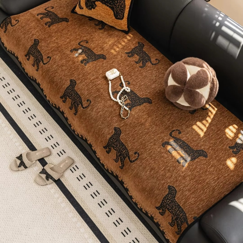 Junips | Lion Wavy Non-Slip Sofa Cover
