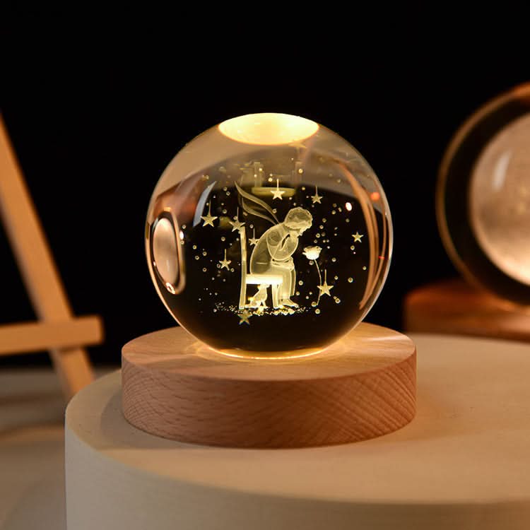 Junips | Luminous Crystal Ball LED Night Light Decor