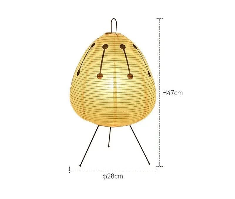 Junips | Stylish rice paper table lamp in Japanese design