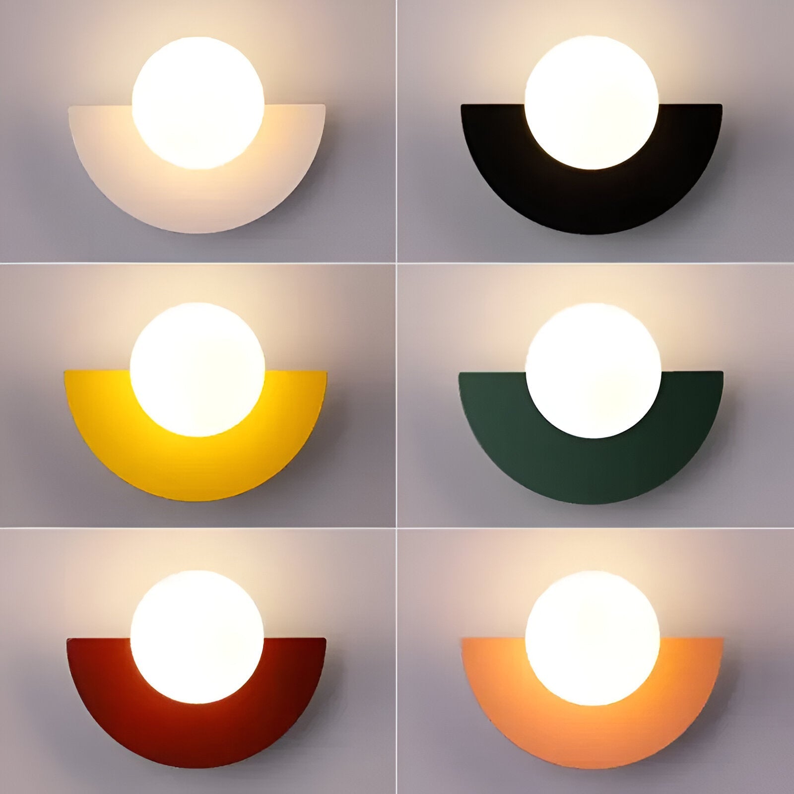 Junips | LumiSphere Light - Modern Wall Lights - Plug-in Wall Lights - Wall Light Sconces