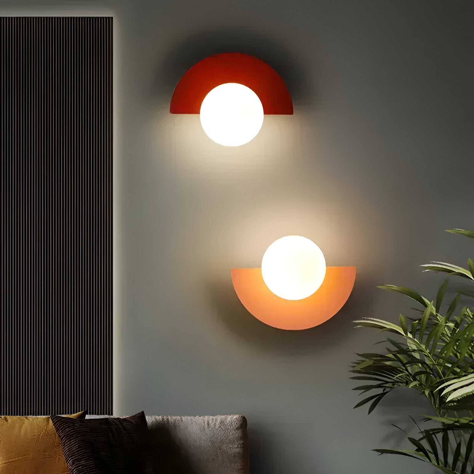 Junips | LumiSphere Light - Modern Wall Lights - Plug-in Wall Lights - Wall Light Sconces