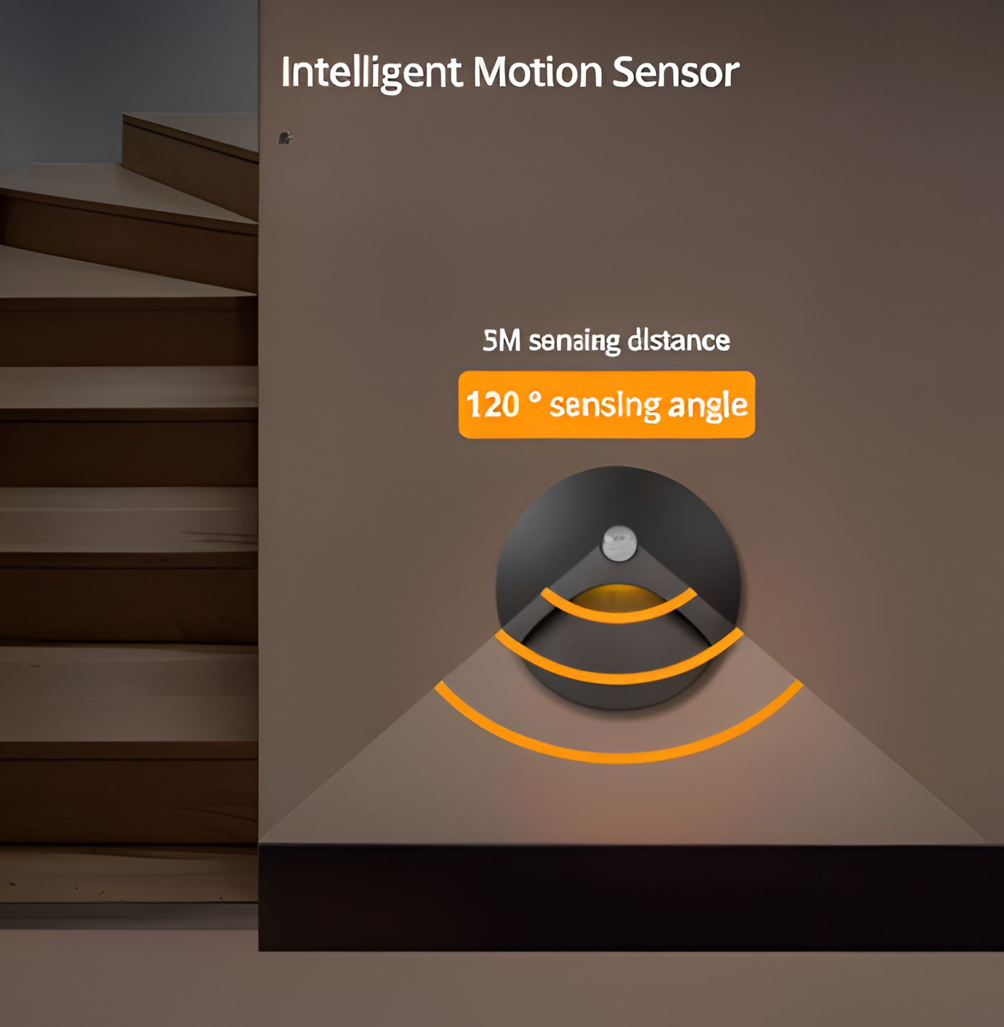 Junips | LuminiPath LED Wall Light – Waterproof IP65 Motion Sensor Indoor & Outdoor Wall Lamp