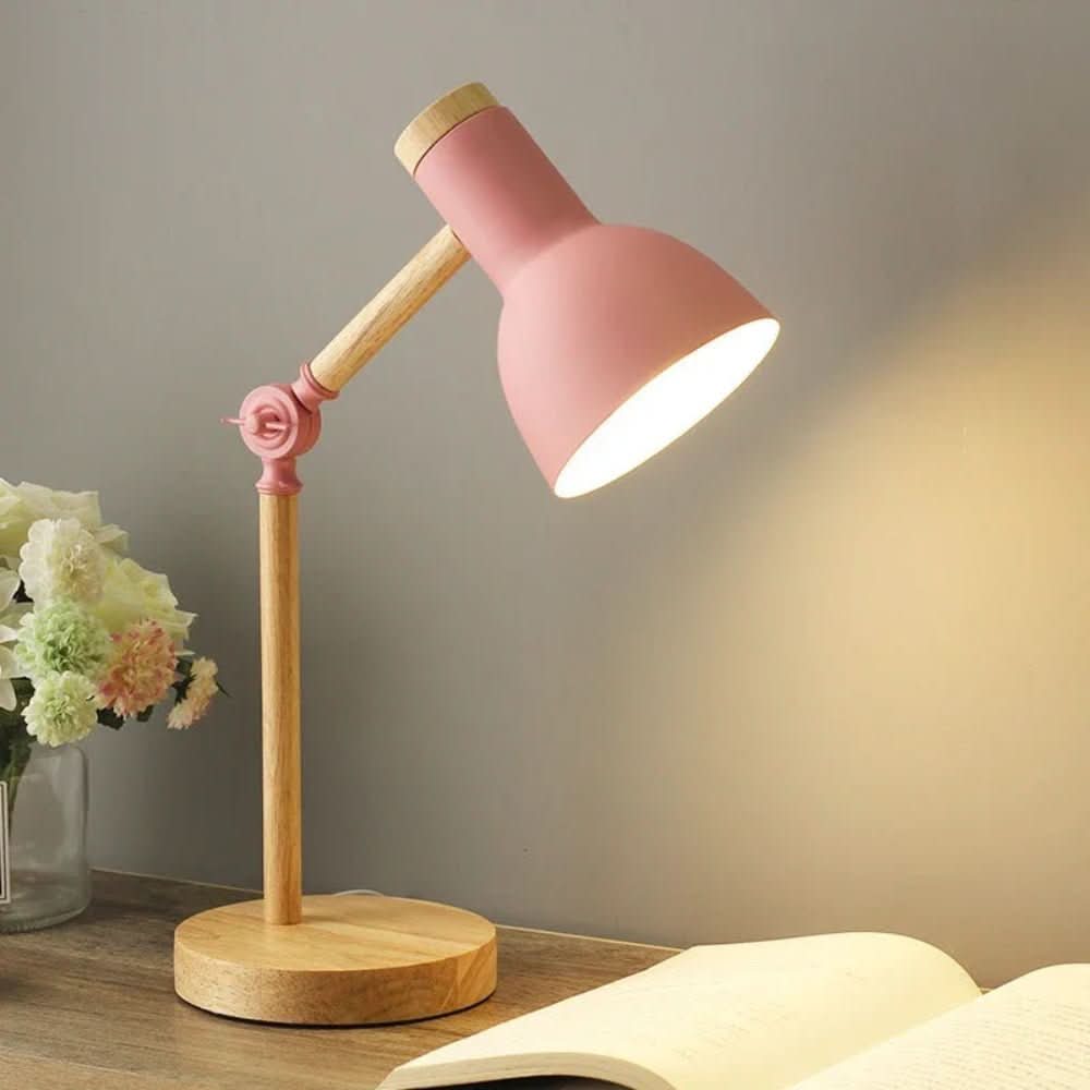 Junips | Adjustable wooden table lamp in Scandinavian style for stylish lighting