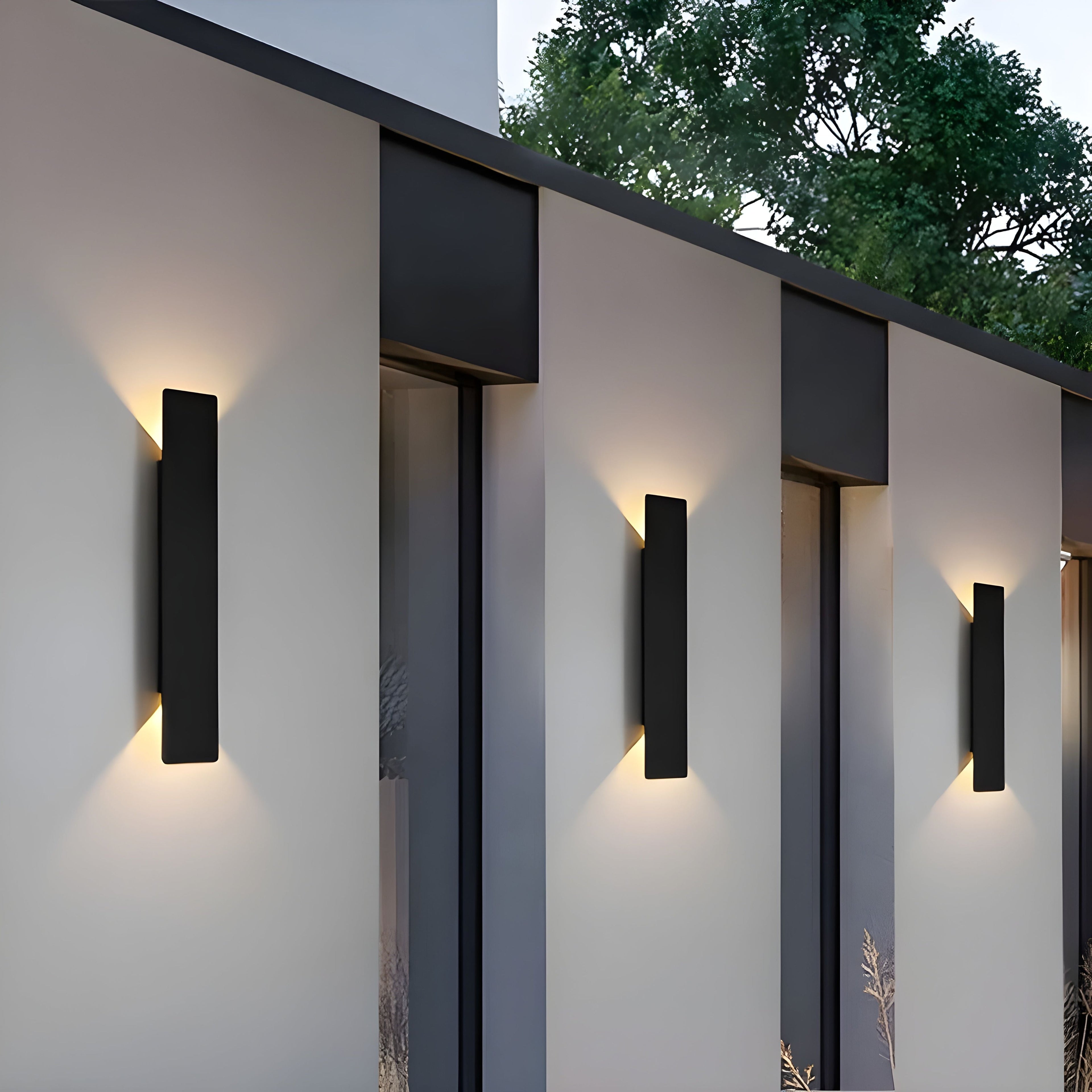 Junips | Light - Modern weatherproof LED wall lamp made of aluminum for outdoor use