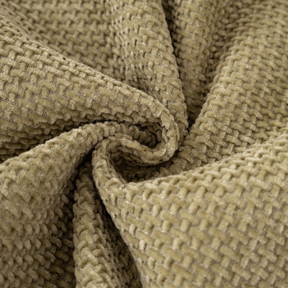 Junips | Luxury Chenille Woven Texture Tassel Sofa Cover
