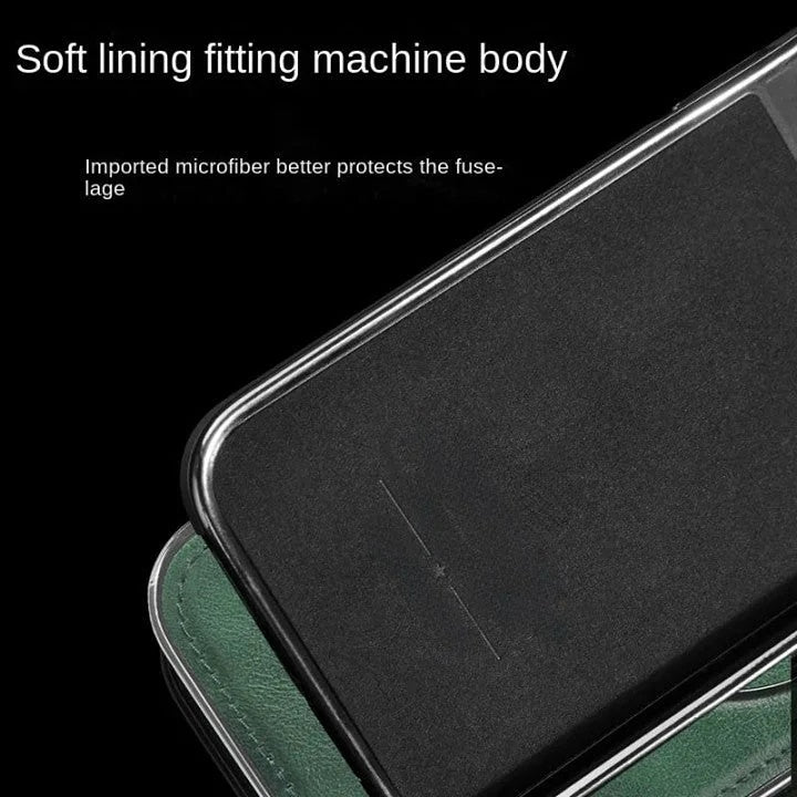 Junips | Luxury Leather Invisible Stand iPhone Case