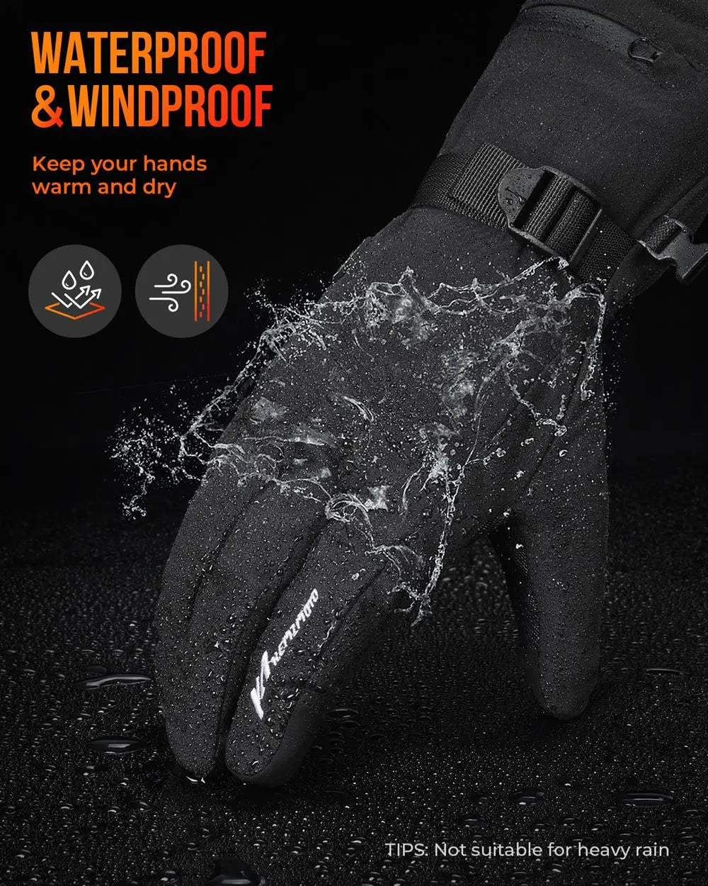 Junips | Thermal Heated Gloves | Waterproof Rechargeable Winter Gloves
