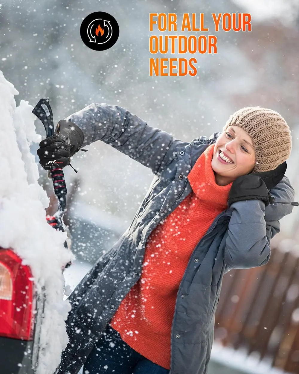 Junips | Thermal Heated Gloves | Waterproof Rechargeable Winter Gloves