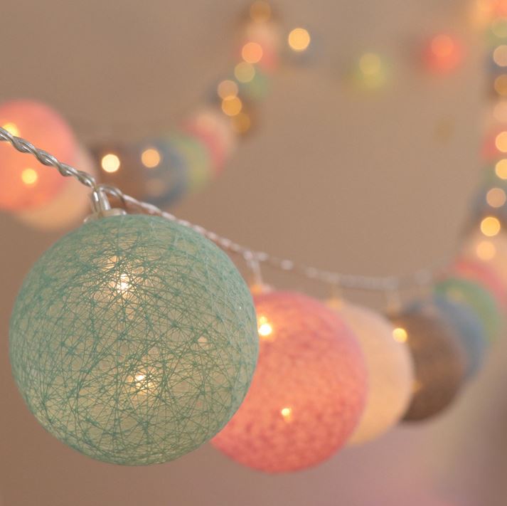 Junips | Ballton - Cotton glowing ball swing | Various color combinations