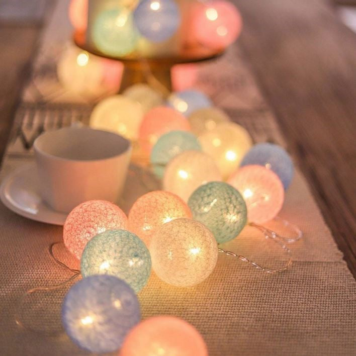 Junips | Ballton - Cotton glowing ball swing | Various color combinations