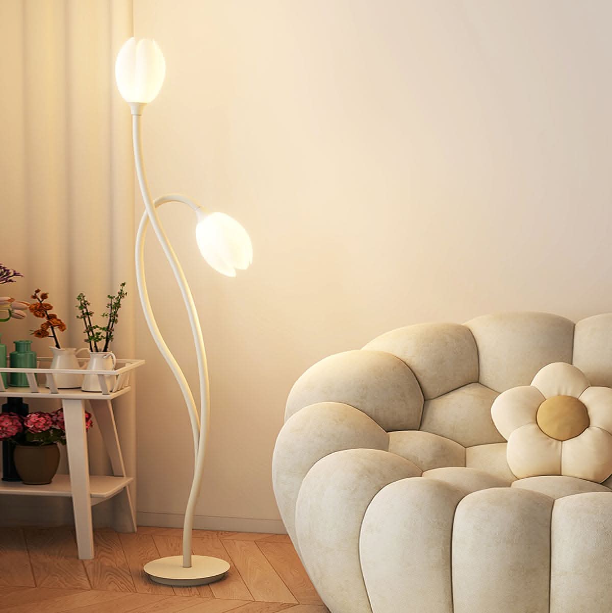 Junips | Modern Flower Floor Lamp with G9 Socket
