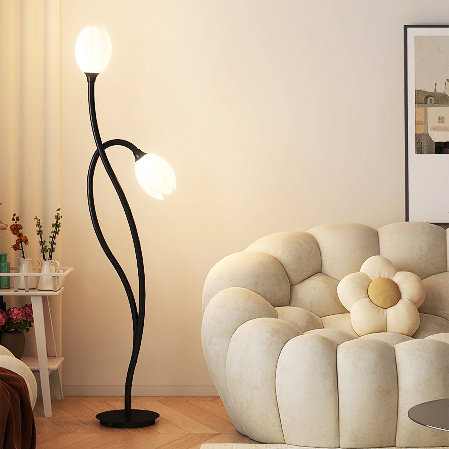 Junips | Modern Flower Floor Lamp with G9 Socket