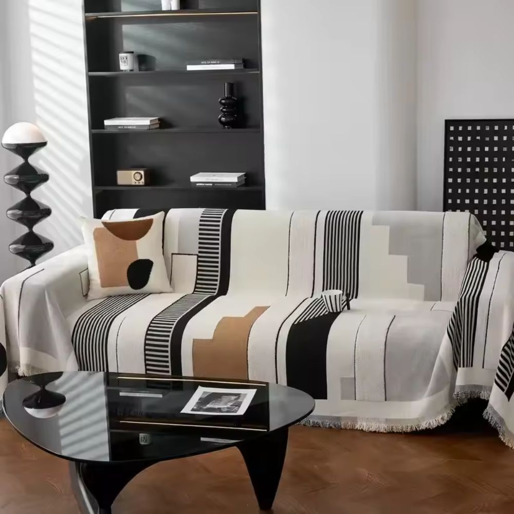 Junips | Metro Form Chenille Sofa Cover
