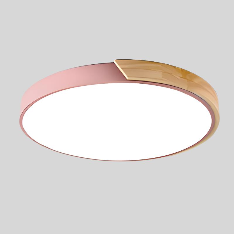 Junips | Wood Macaroon Circular Ceiling Light