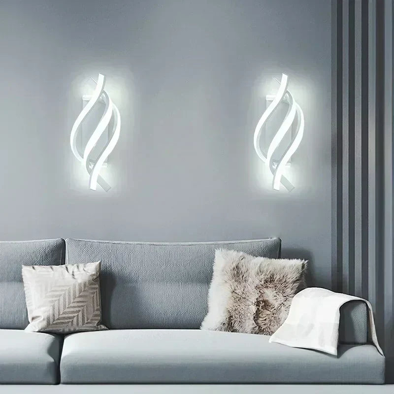 Junips | Spiral-shaped wall light