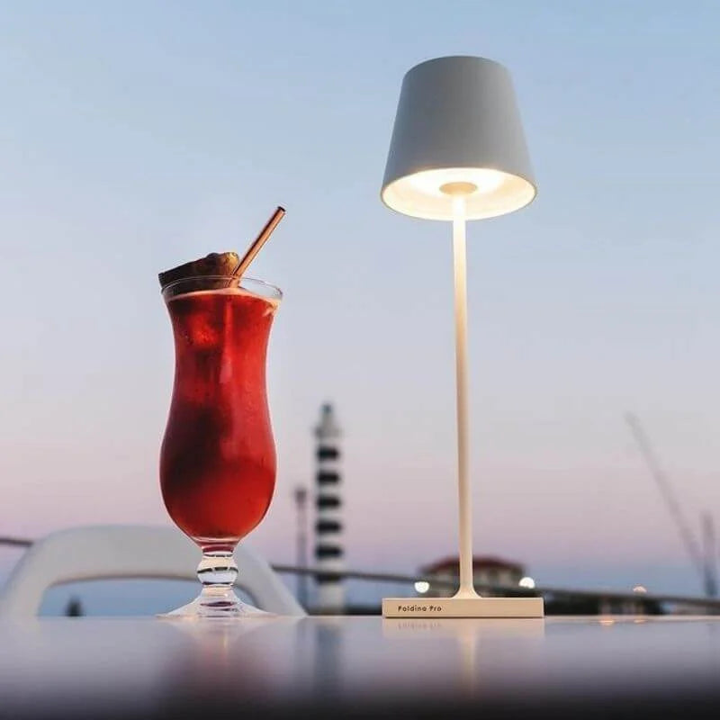 Junips | Luminara™ | Modern Rechargeable LED Wireless Table Lamp | Portable Lighting for Home, Office & Outdoor Use