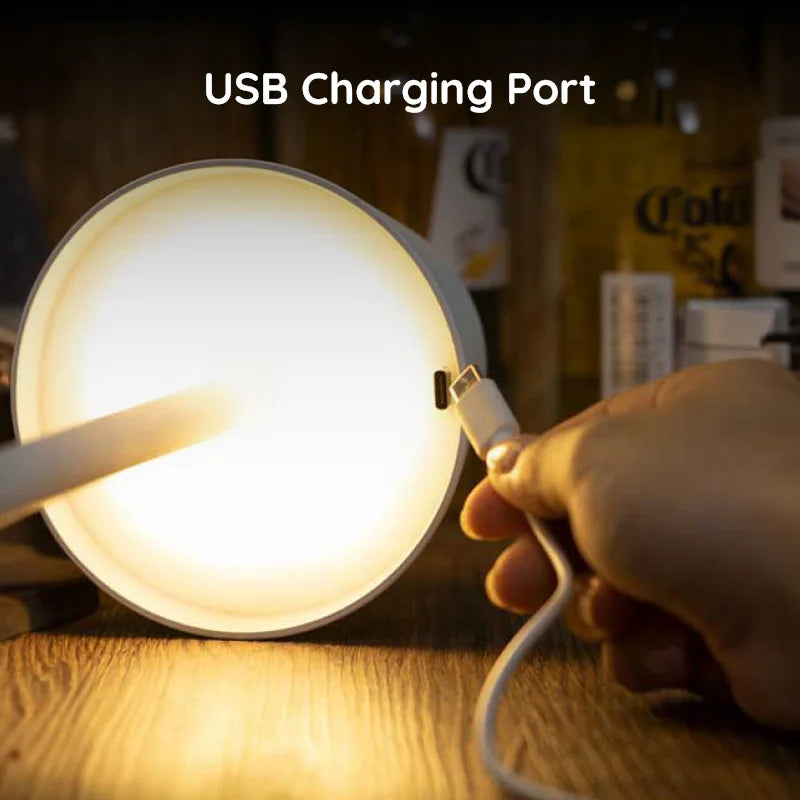Junips | Luminara™ | Modern Rechargeable LED Wireless Table Lamp | Portable Lighting for Home, Office & Outdoor Use