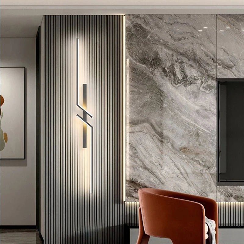 Junips | Creative LED wall lamp with stripe design | Modern design and dimmable light in 3 colors