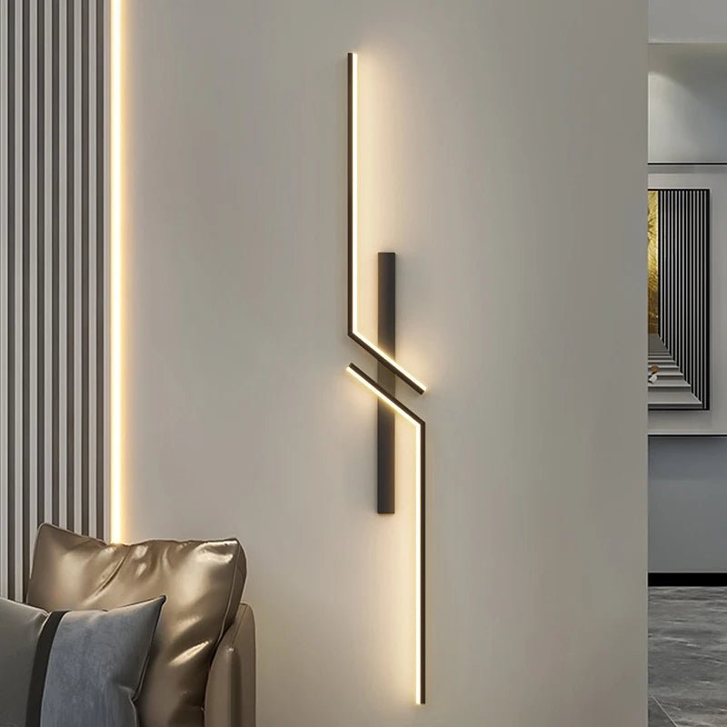 Junips | Creative LED wall lamp with stripe design | Modern design and dimmable light in 3 colors